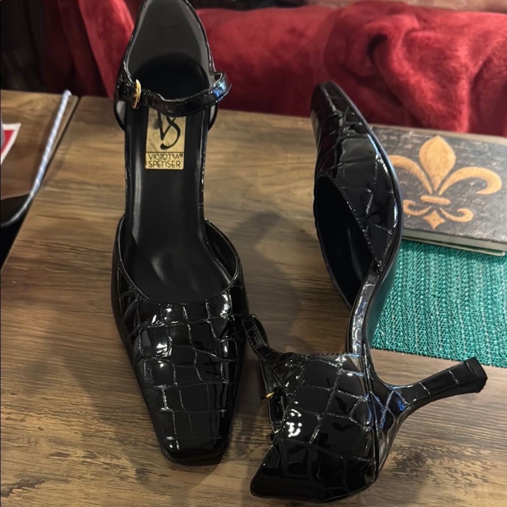 Black Patent Leather Heels